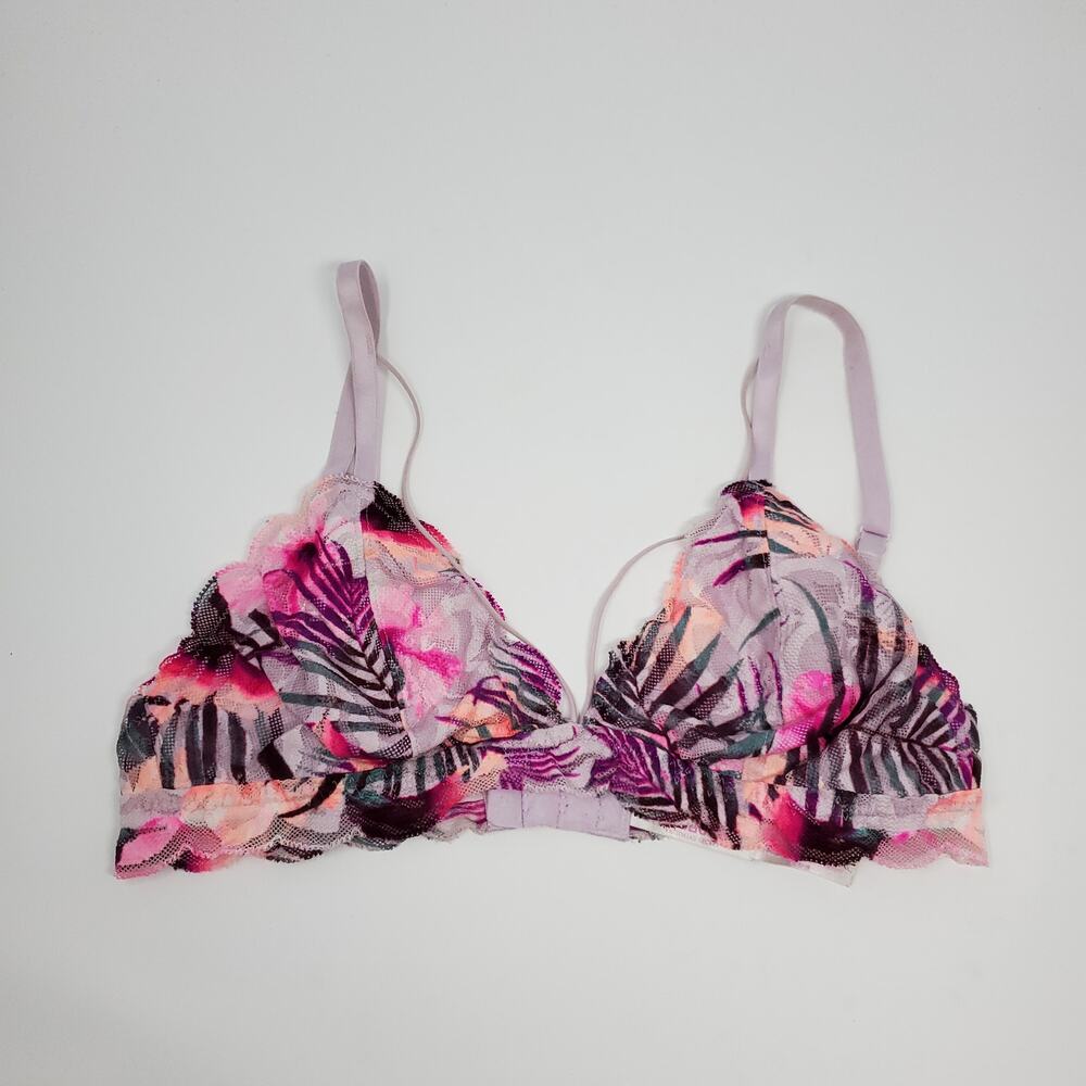 Victoria Secret PINK Lace Triangle Beach/Island Bra Size M
